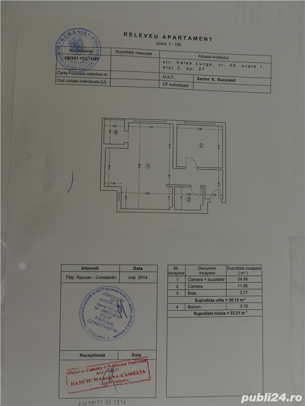 Proprietar inchiriez apt.2 camere la 15 minute de AFI Mall Cotroceni Proprietar inchiriez apt.2 camere la 15 minute de AFI Mall Cotroceni