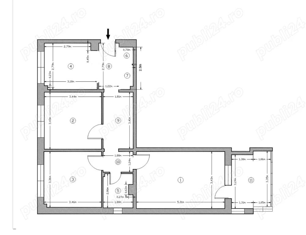 Trei camere piata Delfinului Trei camere piata Delfinului
